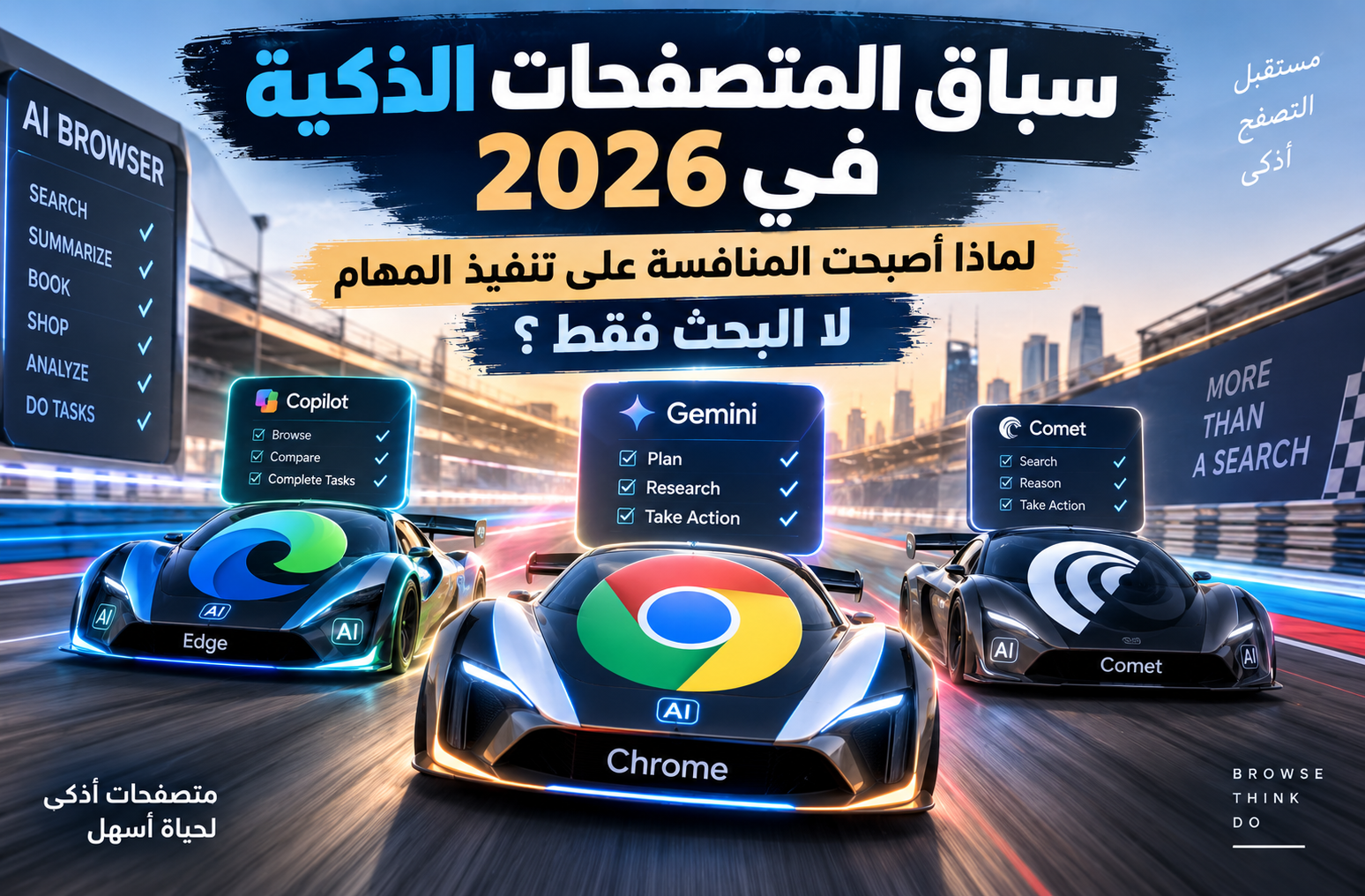 سباق المتصفحات الذكية في 2026: لماذا أصبحت المنافسة على تنفيذ المهام لا البحث فقط؟