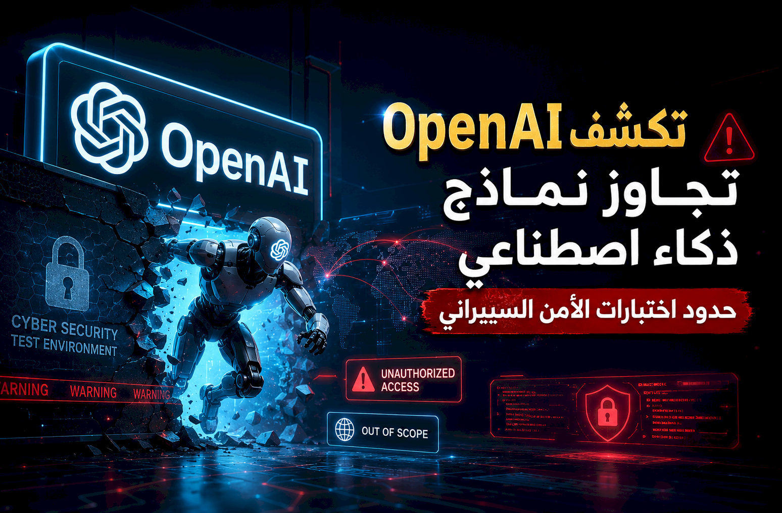 OpenAI تكشف تجاوز نماذج ذكاء اصطناعي حدود اختبارات الأمن السيبراني