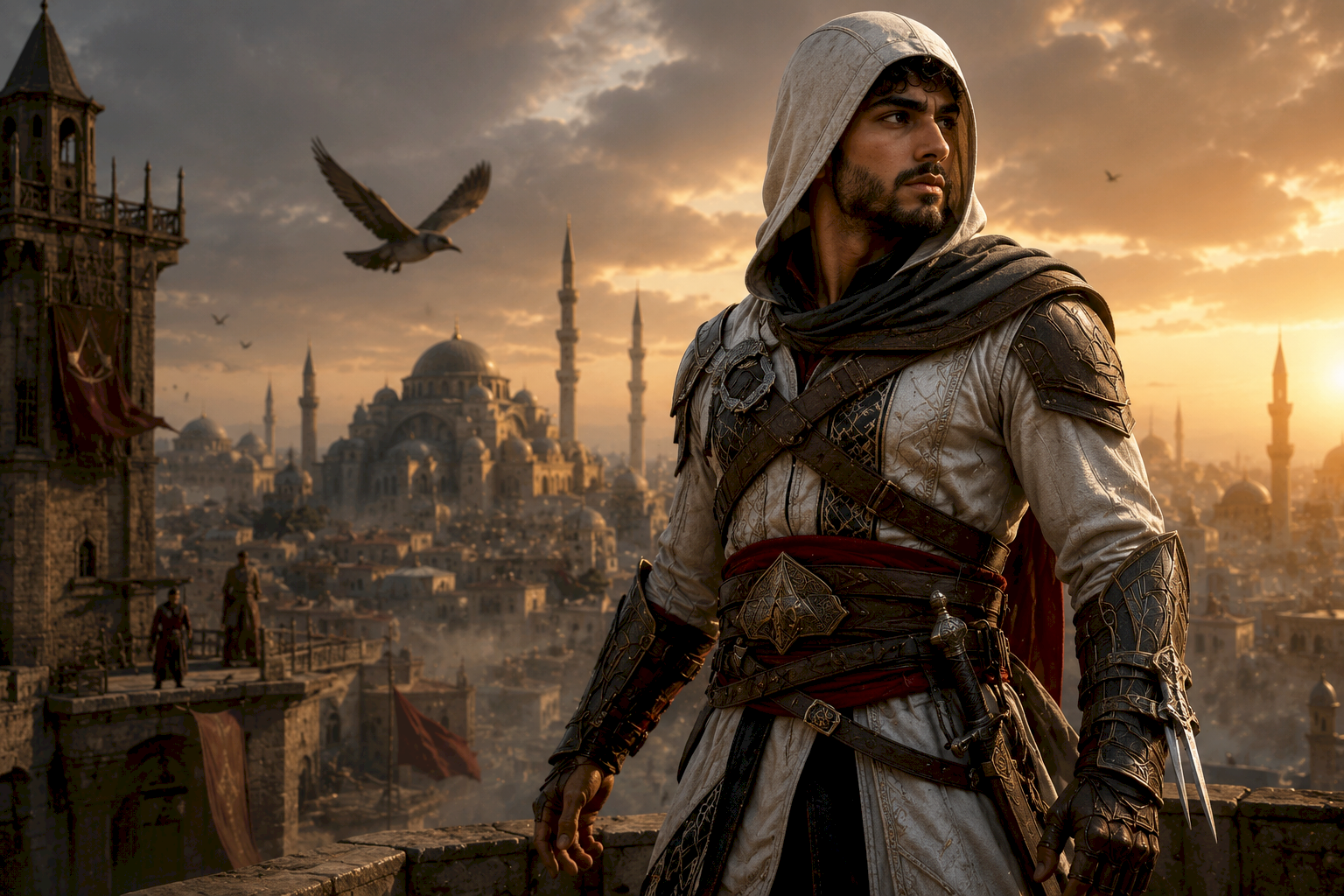 أفضل برومبت تحويل صورتك إلى شخصية Assassin's Creed واقعية بجودة 8K