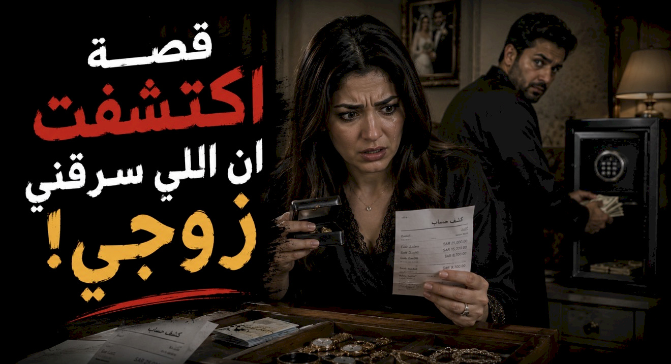 قصة اكتشفت ان اللي سرقني زوجي! 