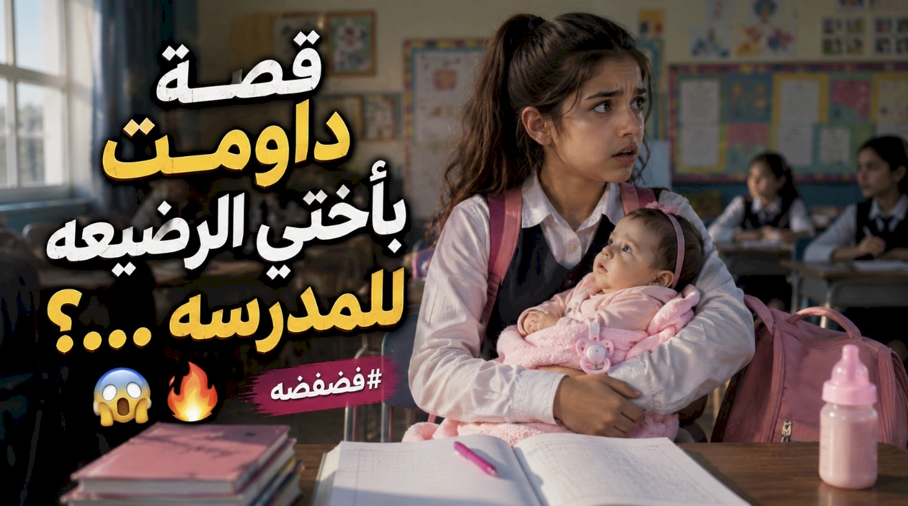 قصة داومت بأختي الرضيعه للمدرسه ...؟ ????????.#فضفضه