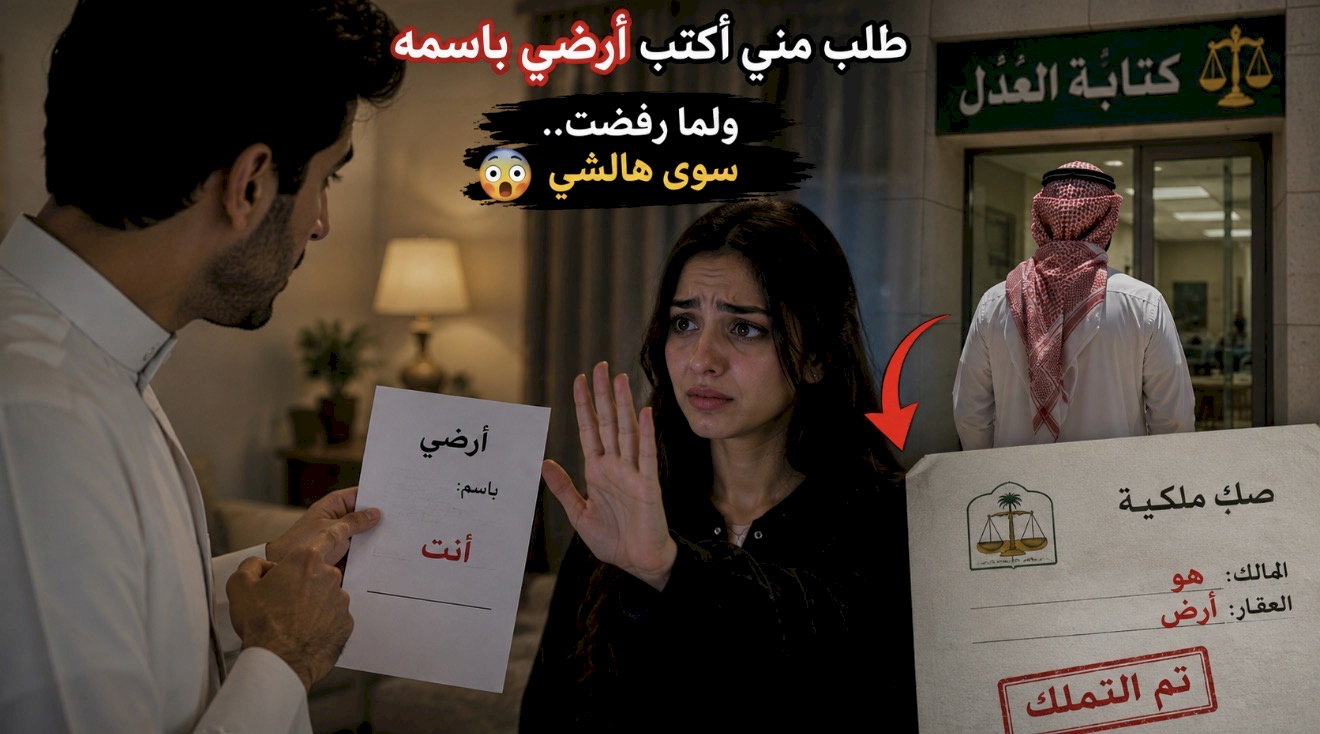 قصة طلب مني اكتب أرضي باسمه ولما رفضت سوى هالشي????!. 