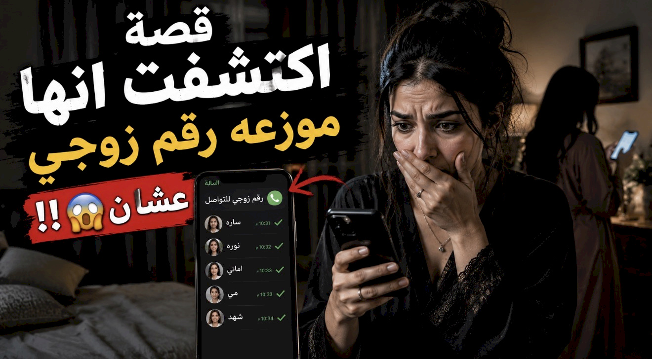 قصة اكتشفت انها موزعه رقم زوجي  عشان ????!!