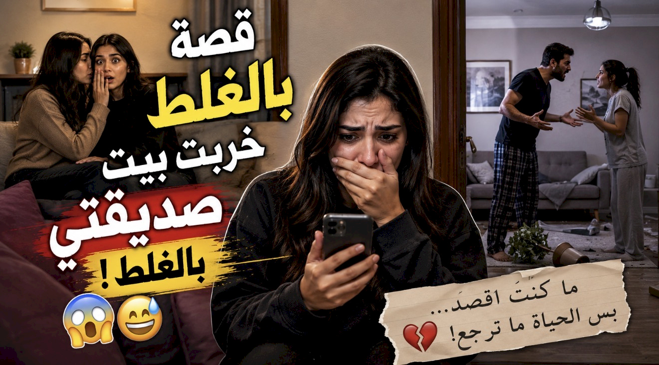 قصة بالغلط خربت بيت صديقتي بالغلط ????????!.
