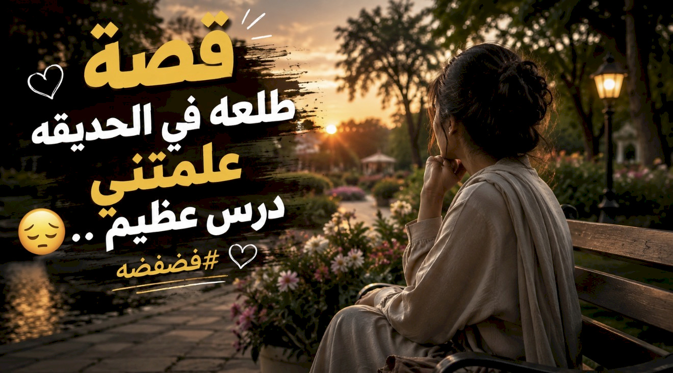 قصة طلعه في الحديقه علمتني درس عظيم..???????? ....#فضفضه