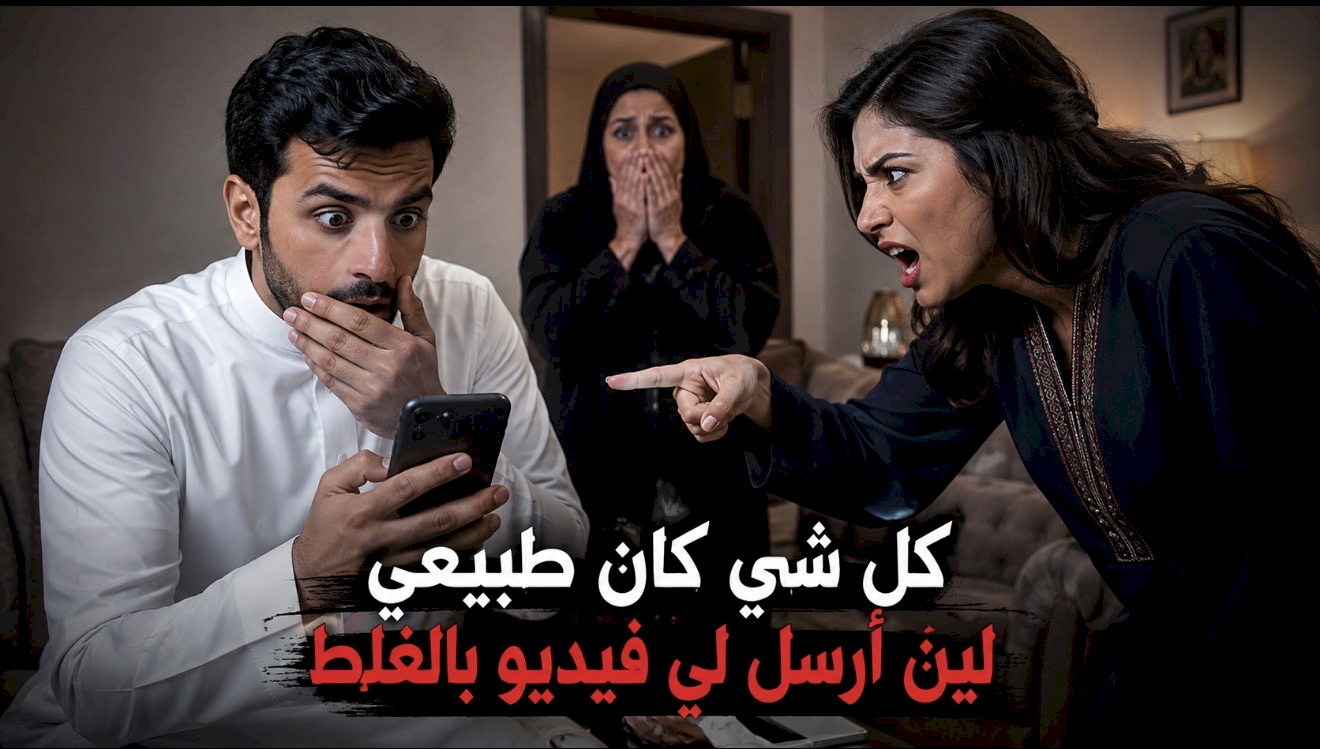 قصة كل شي كان طبيعي لين أرسل لي فيديو بالغلط