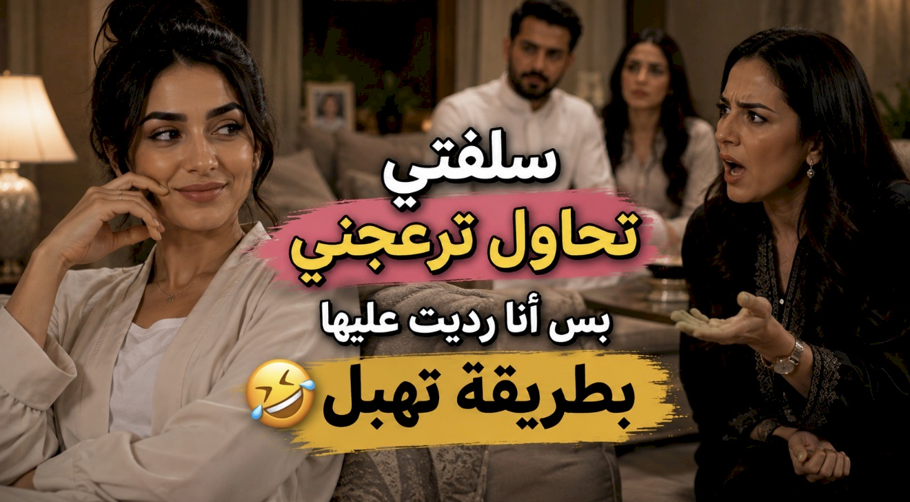 قصة سلفتي تحاول تزعجني بس أنا رديت عليها بطريقة تهبل ????