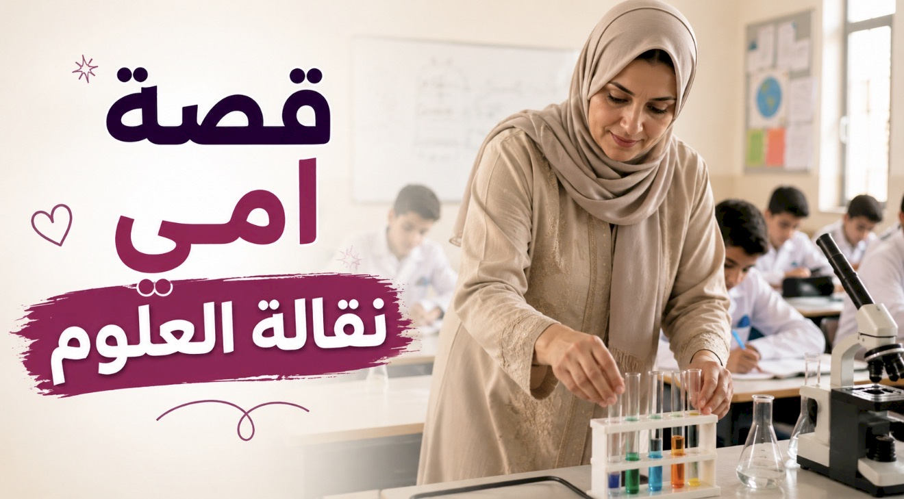 قصة امي نقالة العلوم