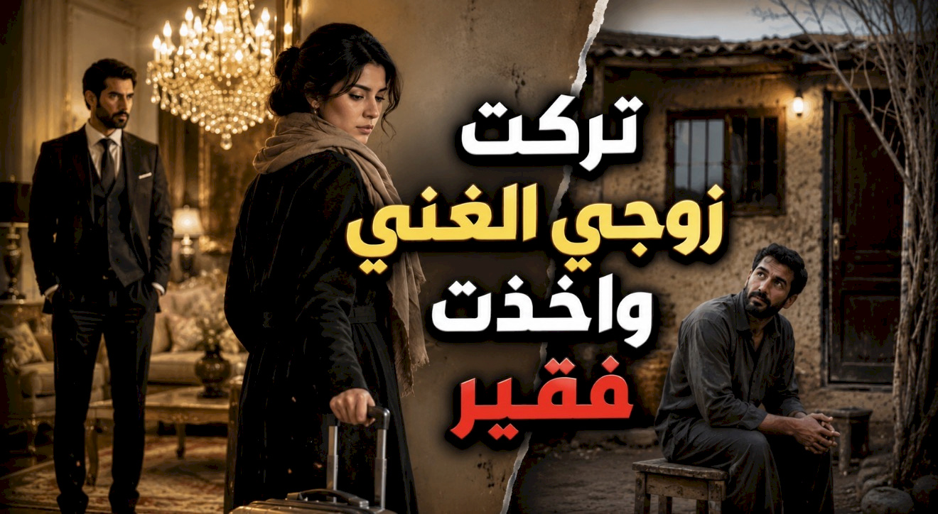 قصة تركت زوجي الغني واخذت فقير