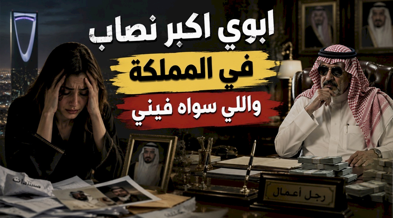 قصة ابوي اكبر نصاب في المملكة واللي سواه فيني