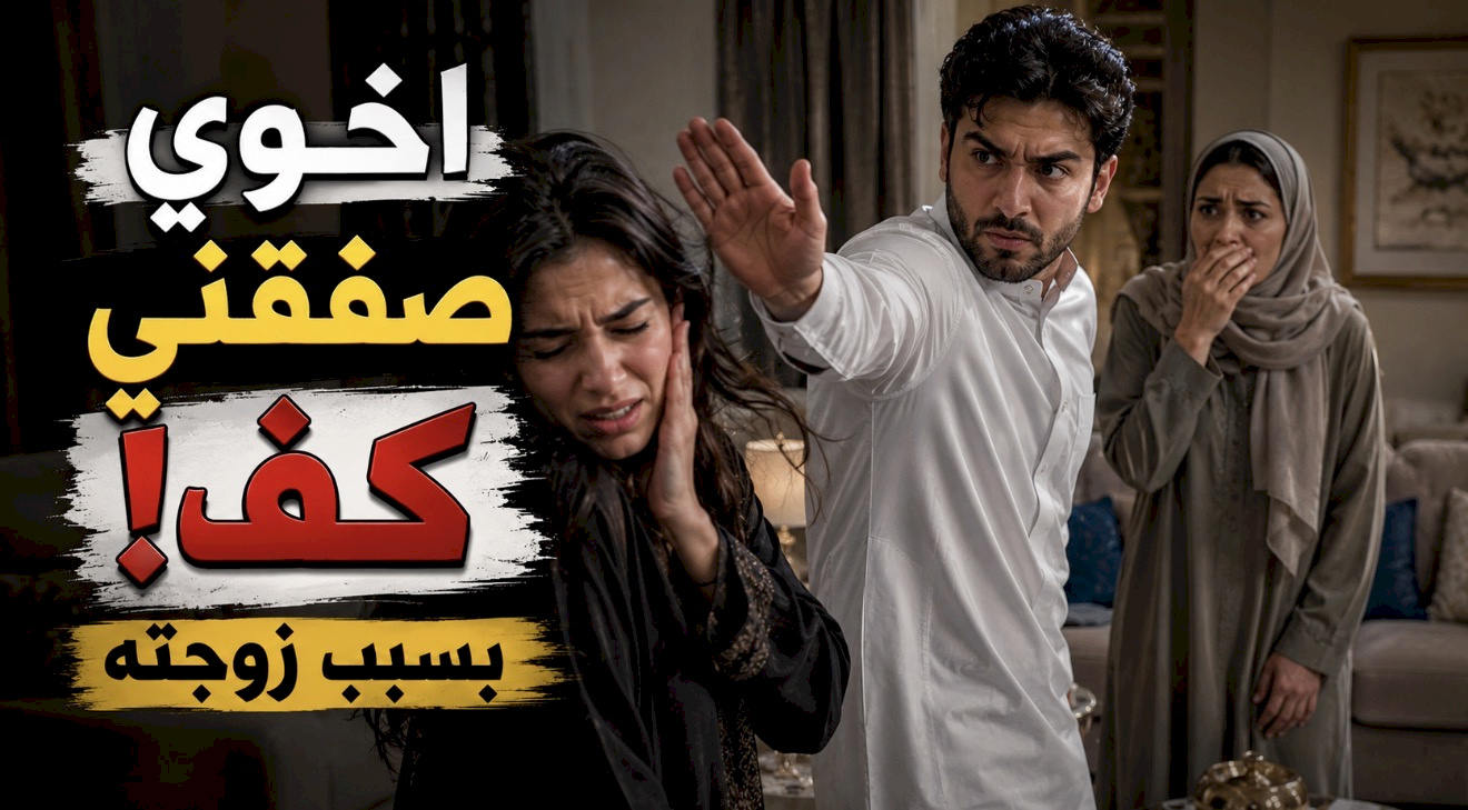قصة اخوي صفقني كف بسبب زوجتها#قصص