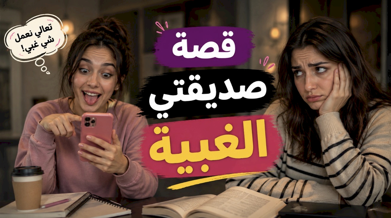 قصة صديقتي الغبية