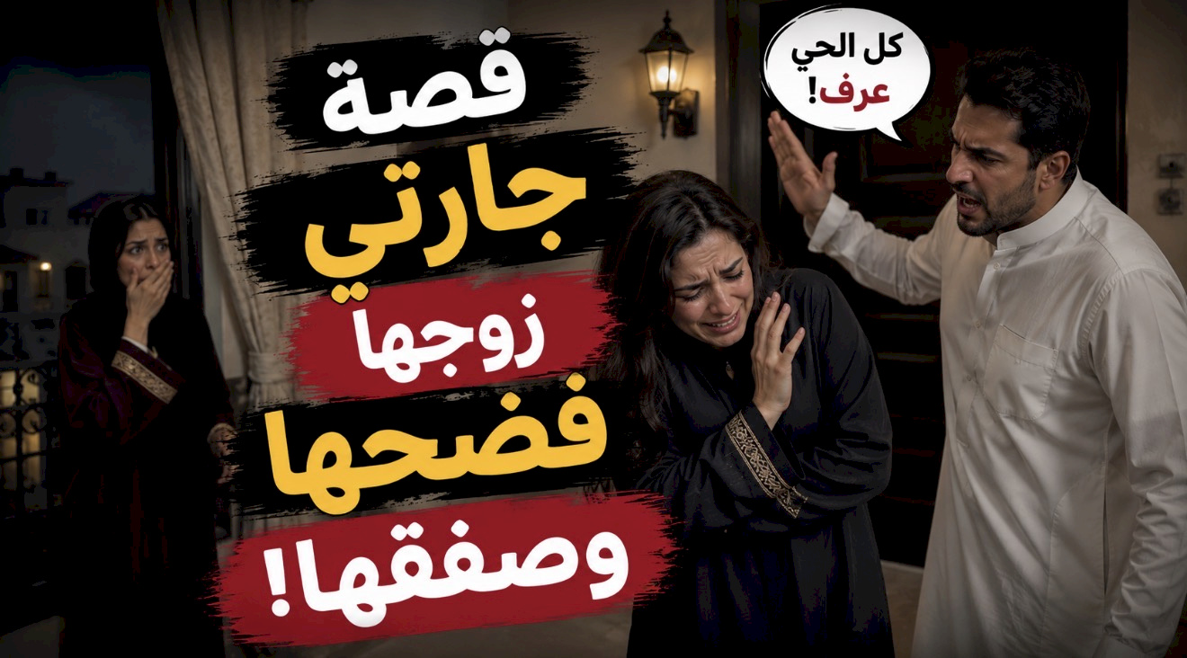 قصة جارتي زوجها فضحها وصفقها