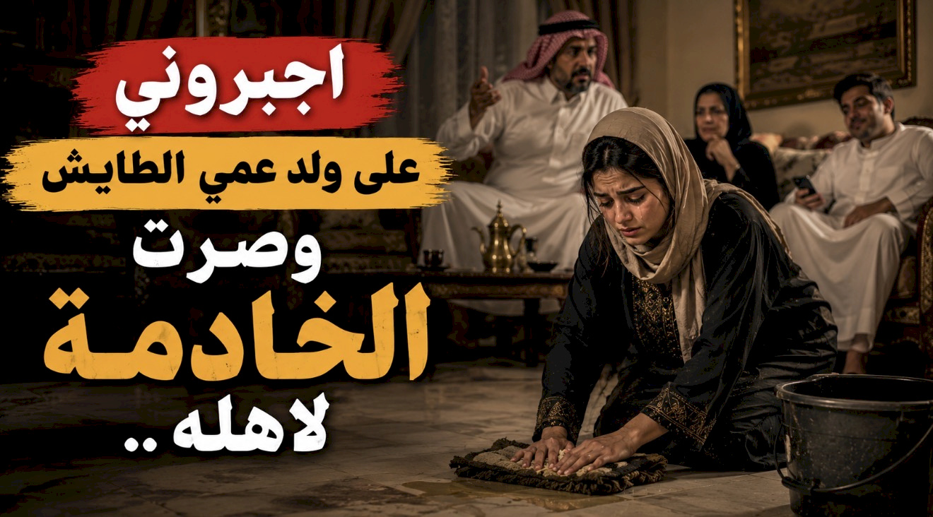 قصة اجبروني على ولد عمي الطايش وصرت الخادمة لاهله ..