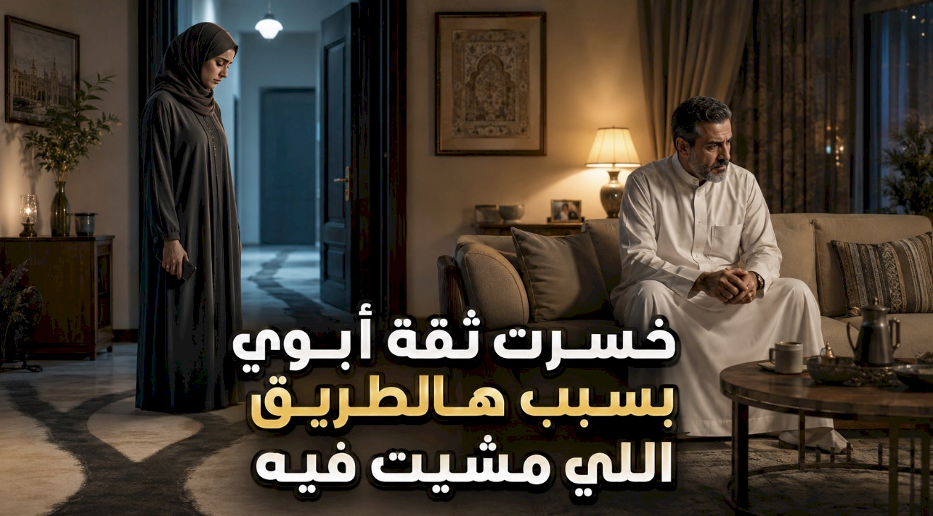 قصة خسرت ثقة ابوي بسبب هالطريق اللي ميشت فيه