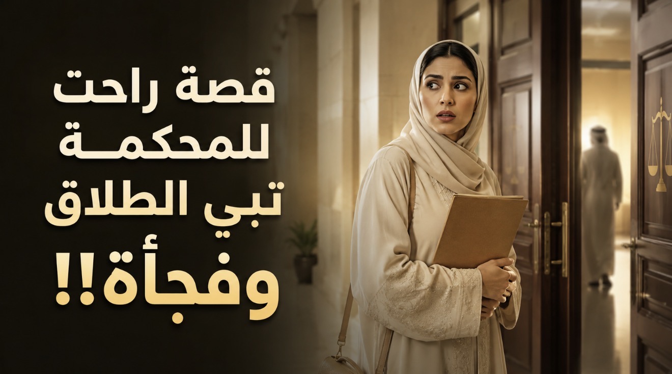 قصة راحت للمحكمه تبي الطلاق وفجأة !!