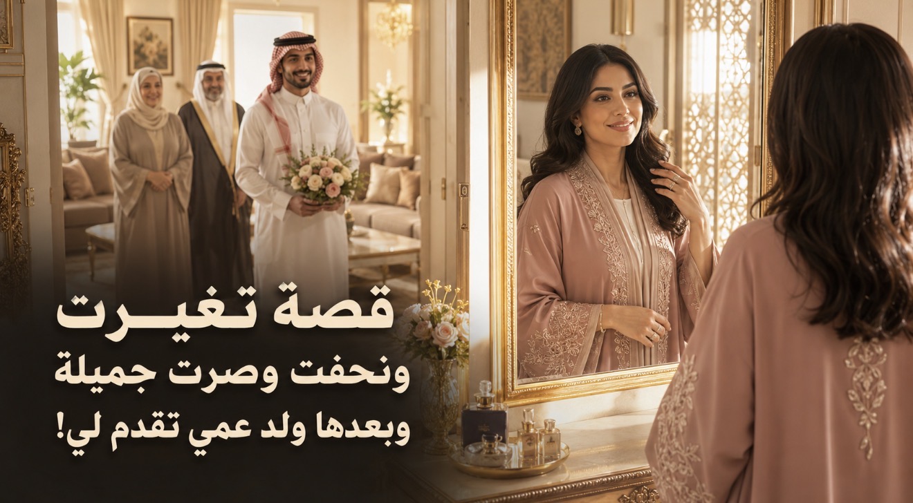 قصة تغيرت نحفت وصرت جملية باقي والد عمي يتقدم لي !!