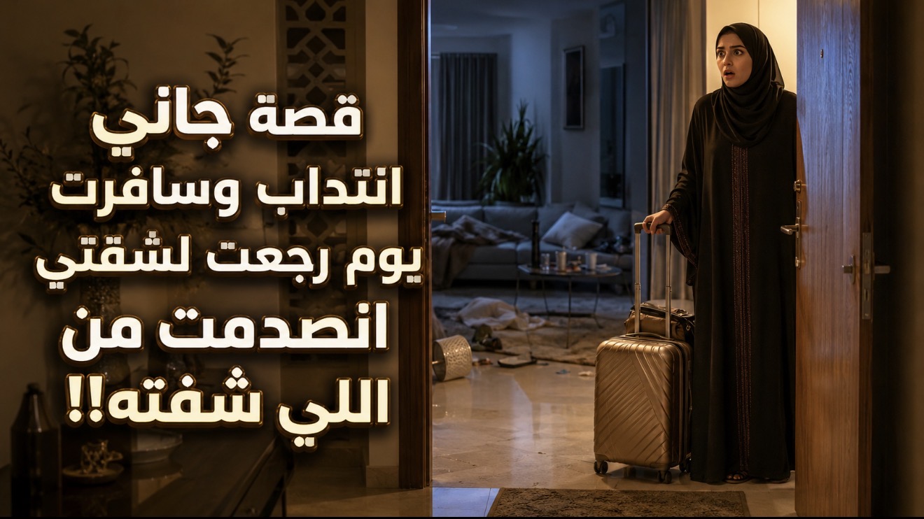 قصة جاني انتداب وسافرت يوم رجعت لشقتي انصدمت من اللي شفته!!