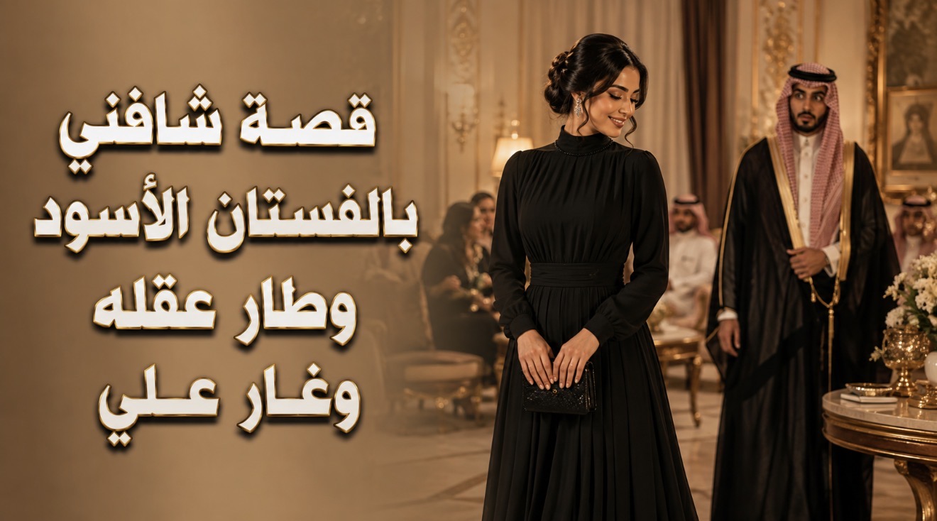 قصة قصه | شافني بالفستان الاسود وطار عقله وغاااار علي