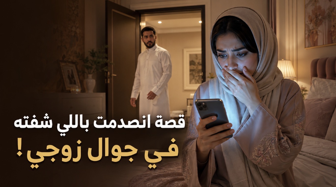 قصة انصدمت باللي شفته في جوال زوجيا#قصص