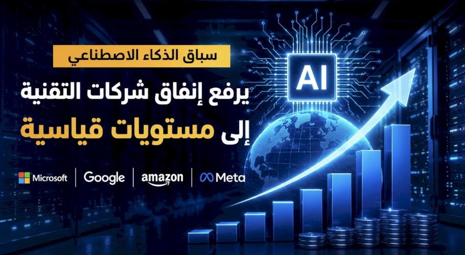سباق الذكاء الاصطناعي يرفع إنفاق شركات التقنية إلى مستويات قياسية