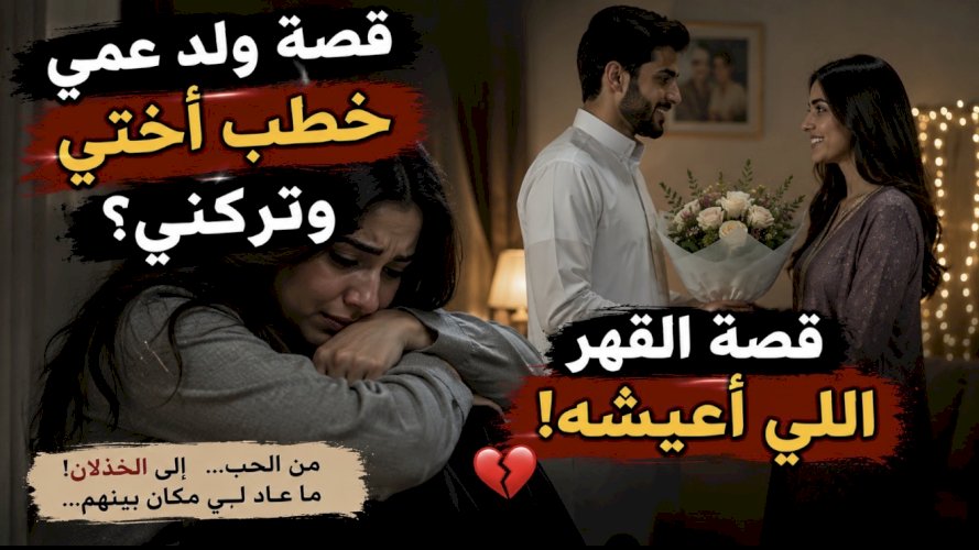 قصة ولد عمي خطب أختي وتركني؟ قصة القهر اللي أعيشه.