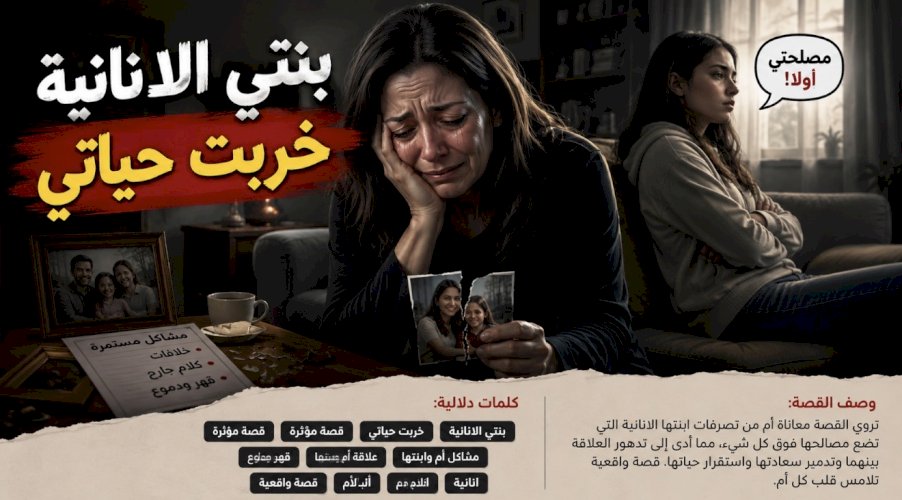 قصة بنتي الانانية خربت حياتي #قصص 