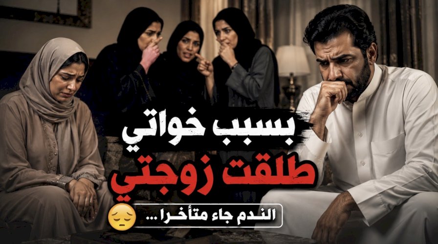 قصة بسبب خواتي طلقت زوجتي 