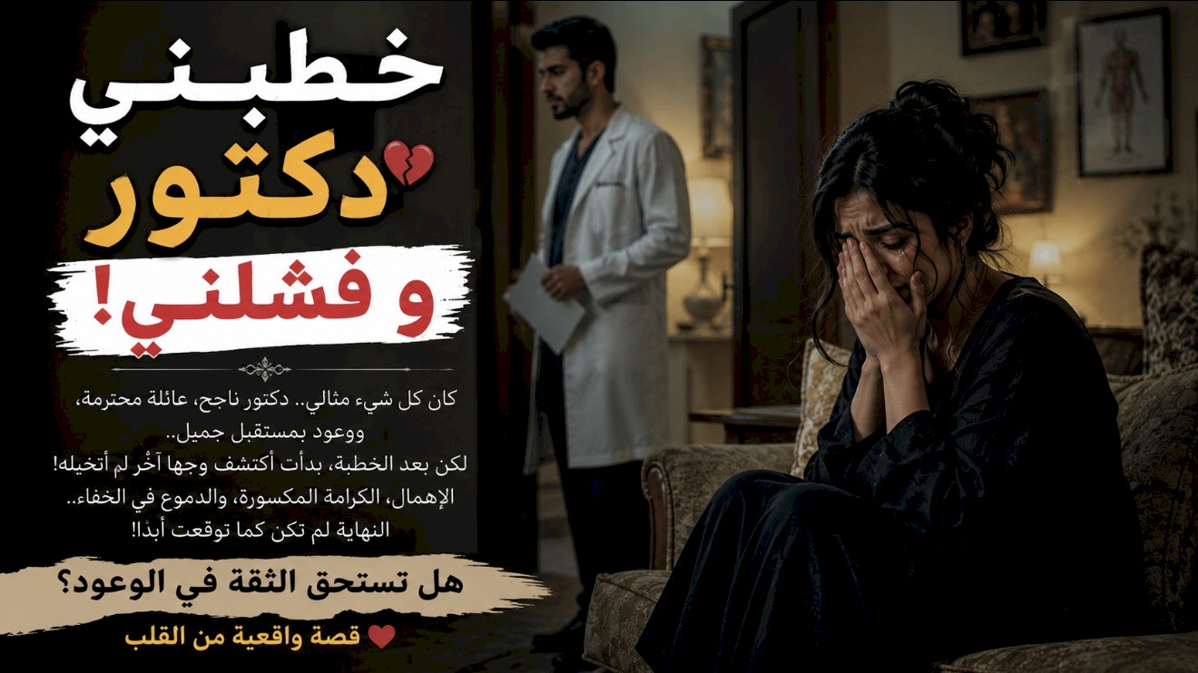 قصة خطبني دكتور و فشلني 