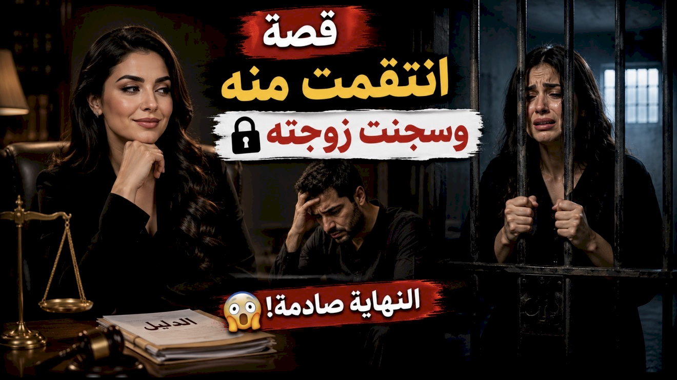 قصة انتقمت منه و سجنت زوجته 